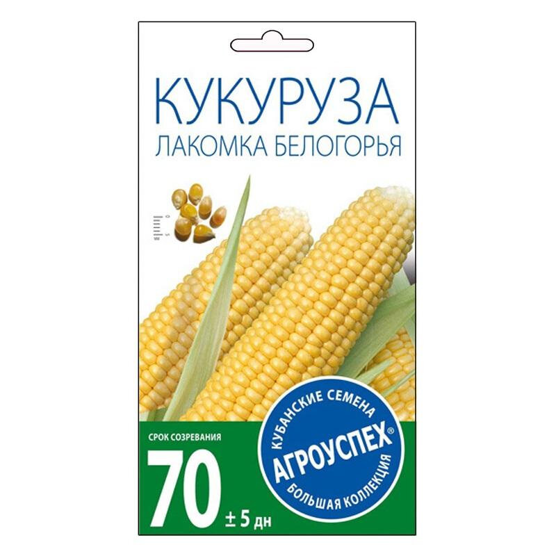 Кукуруза сахарная Лакомка Белогорья Агроуспех 212029