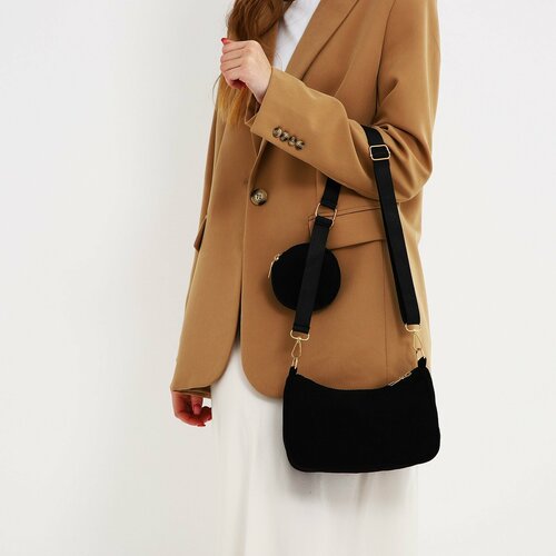 фото Сумка багет nazamok, черный