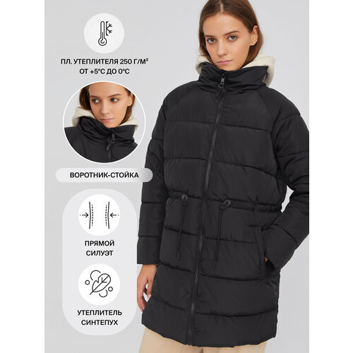 фото Куртка zolla, размер s, черный