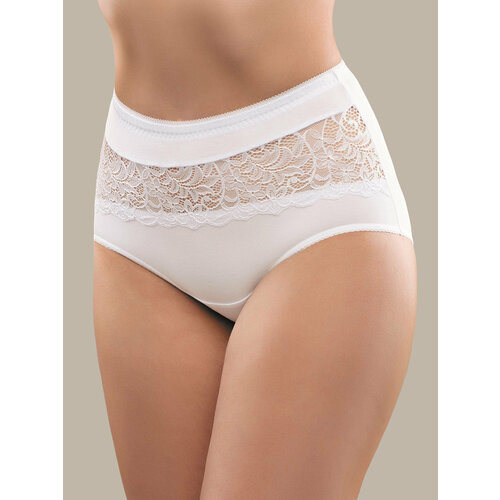 фото Трусы senso трусы слипы с высокой посадкой большие размеры., размер 58, белый