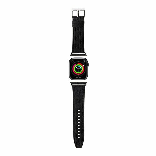 Karl Lagerfeld для Apple Watch 41/40/38 mm ремешок PU Saffiano Monogram Black