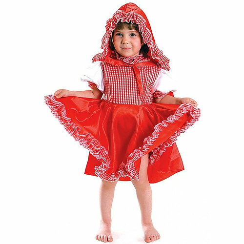 Костюм красной шапочки для девочки рост 98 - 104 возраст 4 года костюм красная шапочка 13911 48