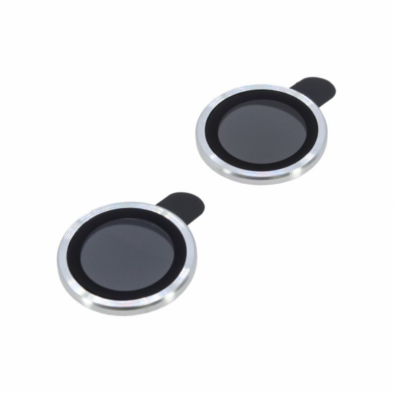 Противоударное стекло для Apple iPhone 13 / iPhone 13 mini (комплект 2 шт.) (на объектив задней камеры) черный