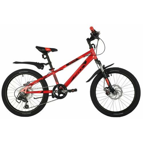 Детский велосипед Novatrack Extreme Disc 20 (2021) 20 Красный (120-135 см)
