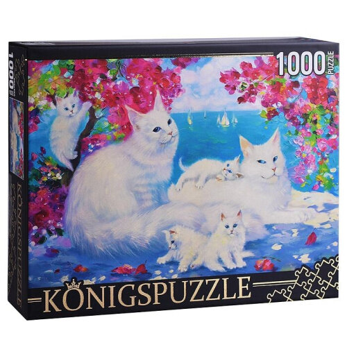 Пазл Konigspuzzle Цветы, лето, море, 1000 деталей