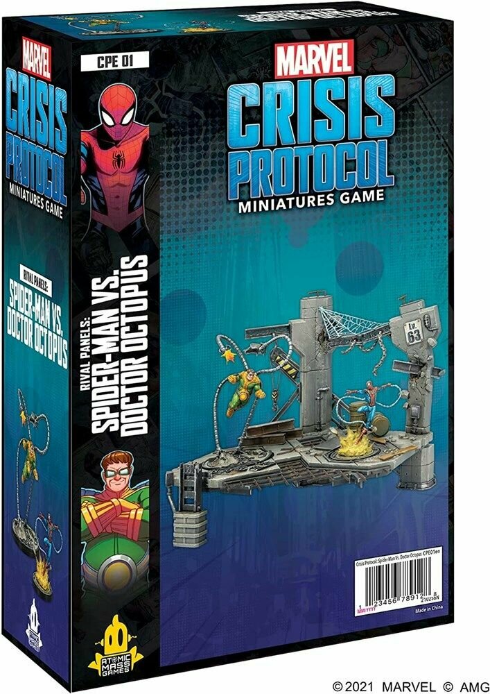 Настольная игра MARVEL Crisis Protocol RIVAL PANELS SPIDER-MAN VS DOCTOR OCTOPUS (Человек Паук против Доктора Осьминога)