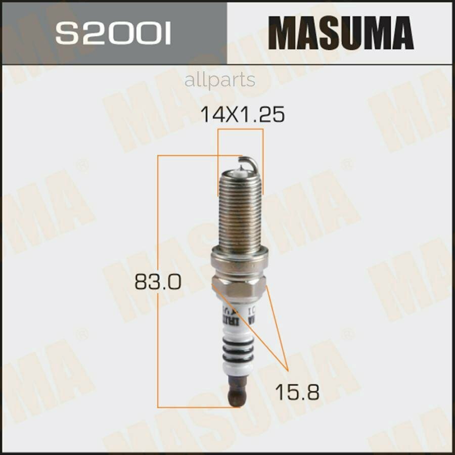 MASUMA S200I свеча зажигания! IRIDIUM IKH16\ Toyota, Nissan, Mitsubishi, Mazda, Suzuki