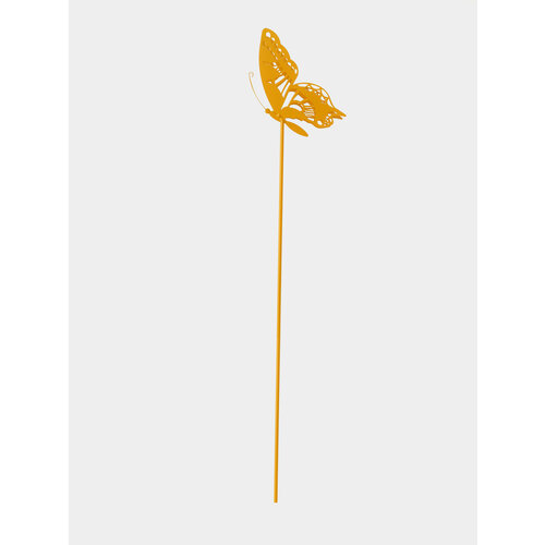 Держатель для растений Бабочка 88 см желтая