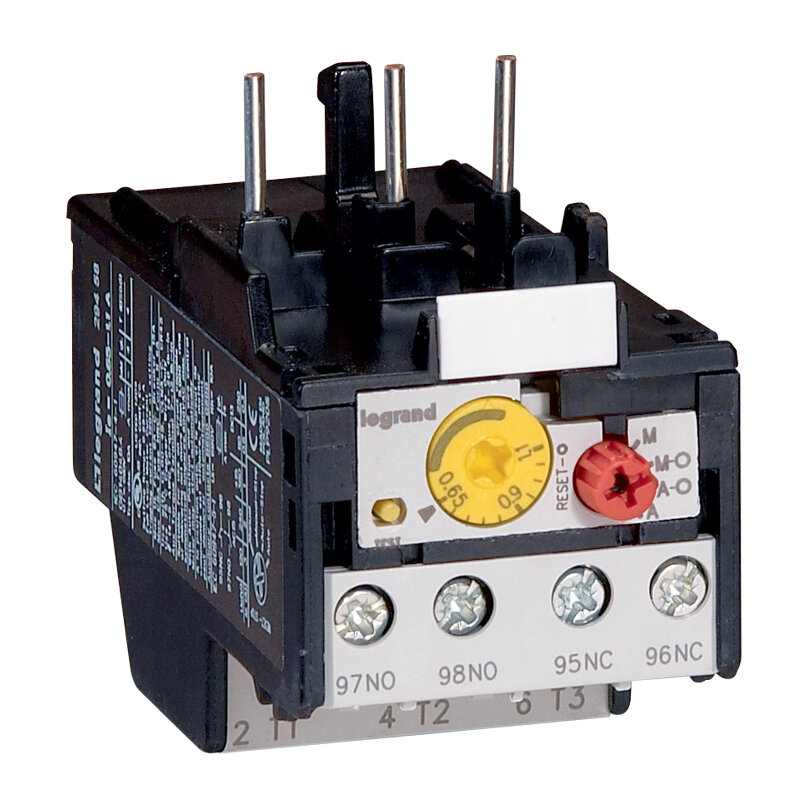 фото Тепловое реле RTX-1 - для контакторов CTX-1 от 9 до 40 А - класс 10 А - 14.5-18 А - 1 Н. О. + 1 Н. З Legrand 029467