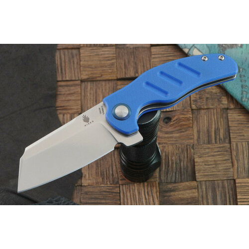 Складной нож Kizer Knives C01C сталь 154CM, синяя G-10 складной нож kizer c01c xl сталь 154cm рукоять зеленая g10