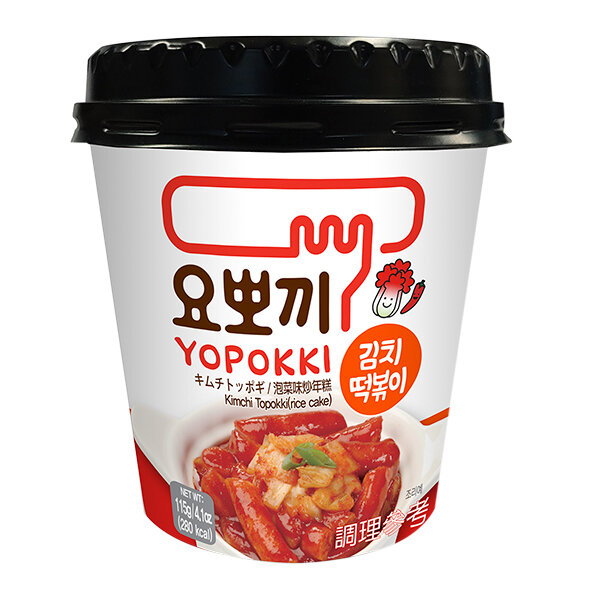 Токпокки YOPOKKI со вкусом кимчи 115г / токпоки Корея / MOREMANGO