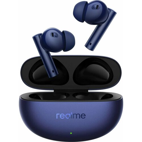Наушники REALME Buds Air 5 RMA2301, Bluetooth, внутриканальные, синий [631215000026] наушники беспроводные внутриканальные skullcandy jib true wireless in ear черные