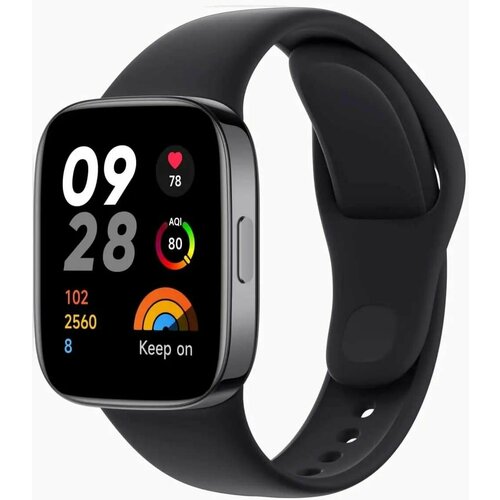 Смарт-часы Xiaomi Redmi Watch 3, 1.75, черный / черный [bhr6851gl]