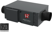 Приточная Установка с WiFi Royal Clima VENTO RCV-500 LUX с нагревателем EH-1700Ватт/220V, Производительность 495м3/ч, чёрная