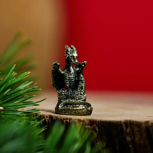 Сувенир Сказочный дракон 2х2х38 полистоун 5 штук состаренная бронза 599₽