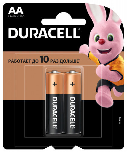 Батарейка АА LR6 DURACELL 2 шт.