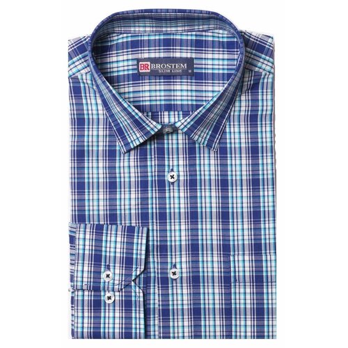 фото Рубашка , размер 43/44, синий shemart