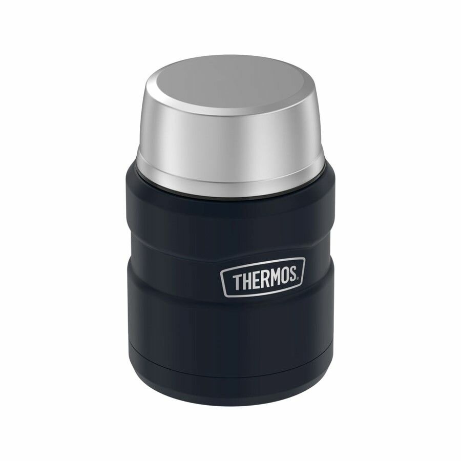 Термос для еды Thermos SK-3000 MMB (0,47 литра), серия King, чёрный - фотография № 7