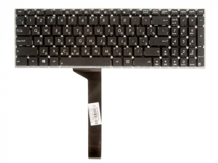 Клавиатура для ноутбуков Asus X501, X550, X551, F552, X550Ea, X550Cc, X501A, X501U, X550L, X550La, X550Lb