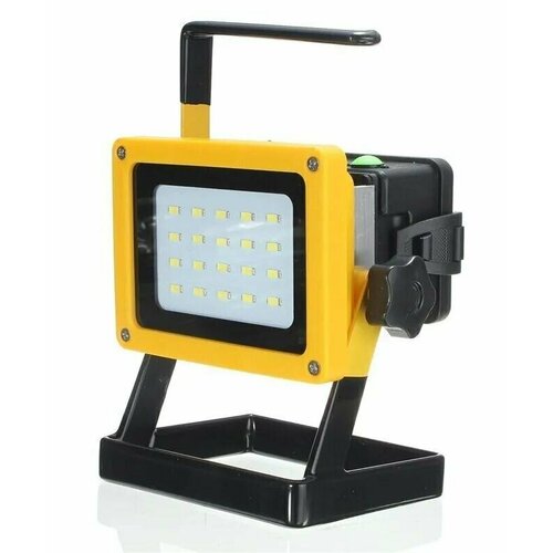 фото Прожектор-фонарь светодиодный аккумуляторный с подставкой (20 led/100w) уличный светильник