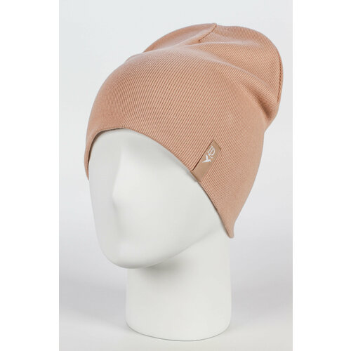 фото Шапка deluxe, размер 55-59, бежевый
