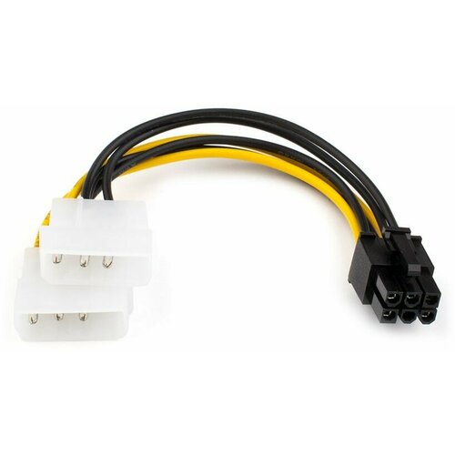 кабель питания для видеокарты 8pin molex 2x 4 pin molex Переходник для видеокарты 6 pin -2x molex