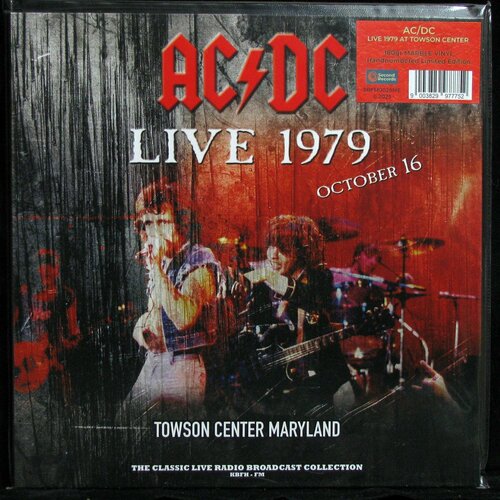 Виниловая пластинка Second AC/DC – Live 1979 At Towson Center Maryland (2LP, coloured vinyl) columbia ac dc live at river plate coloured vinyl 3lp