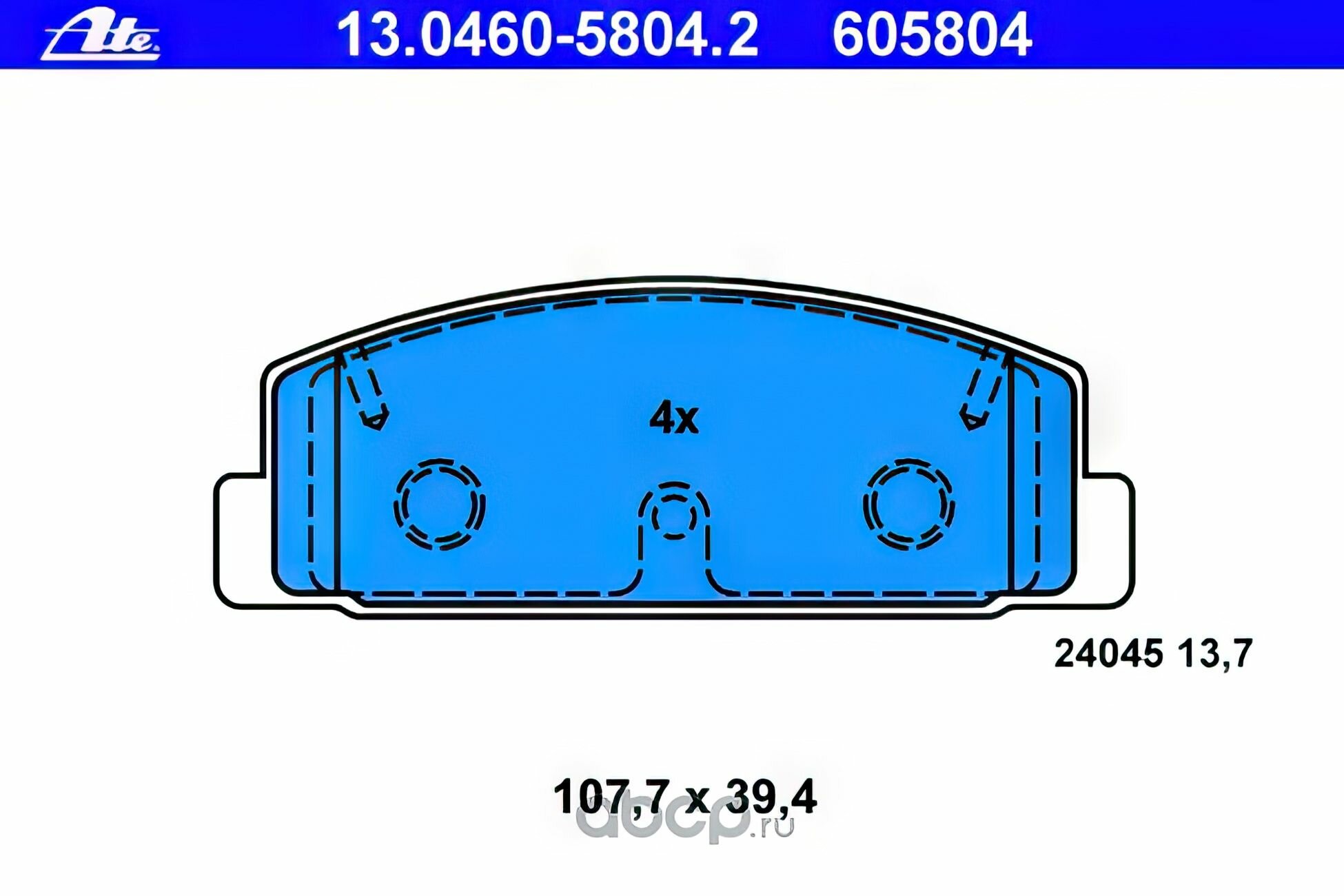 Тормозные колодки дисковые задние, MAZDA 323 F VI 1.6/1.9