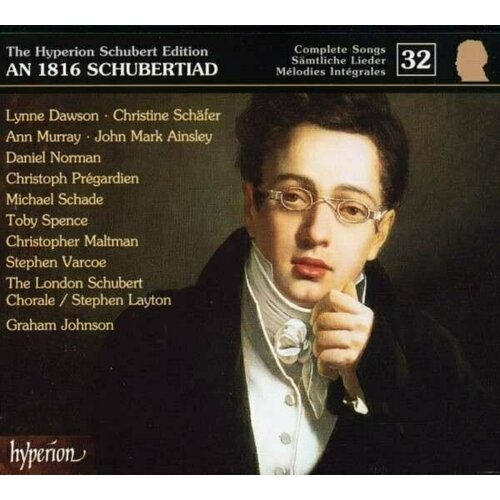 AUDIO CD Schubert: The Hyperion Schubert Edition, Vol. 32 - An 1816 Schubertiad. 1 CD audio cd schubert the hyperion schubert edition vol 07 schubert in 1815 i 1 cd