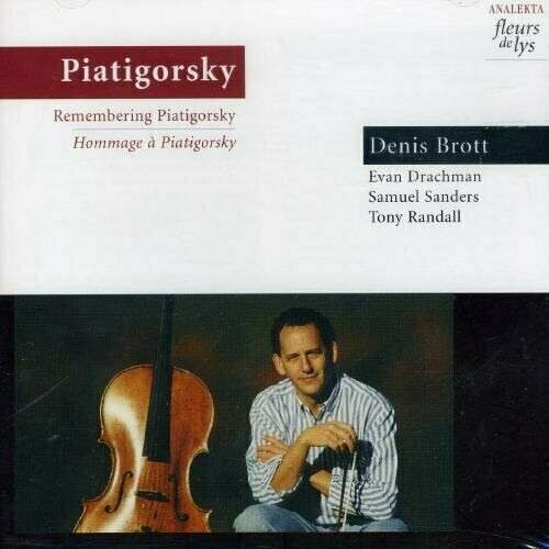 AUDIO CD PIATIGORSKY / MENOTTI / BEGLARIAN: Remembering Piatigorsky