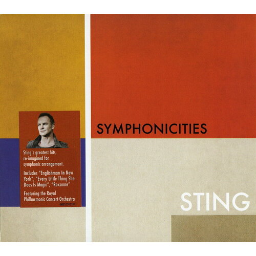 Виниловая пластинка Sting: Symphonicities (Sting-Songs im Orchester-Arrangement) (180g) (2 LP) sting виниловая пластинка sting my songs live