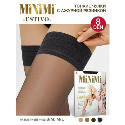 фото Чулки minimi estivo, 8 den, размер 4, nero
