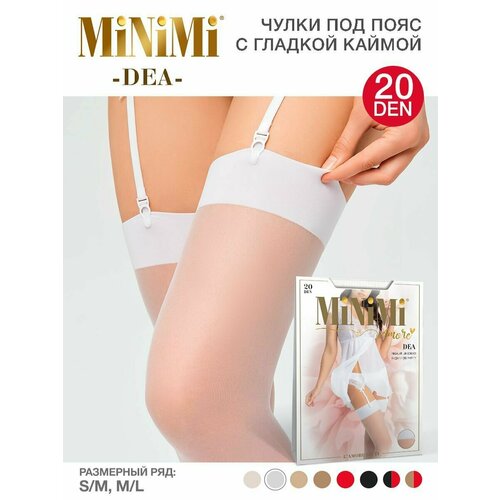 фото Чулки minimi dea, 20 den, размер 2-3, bianco