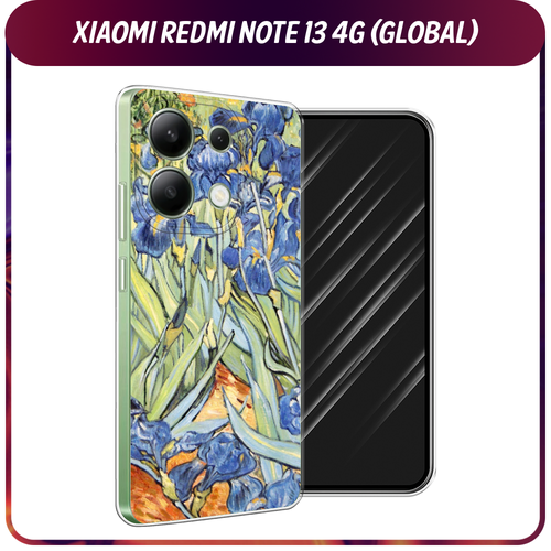 Силиконовый чехол на Xiaomi Redmi Note 13 4G (Global) / Сяоми Редми Нот 13 4G Ирисы Ван Гог силиконовый чехол на xiaomi redmi note 13 4g global сяоми редми нот 13 4g хьюстон я проблема прозрачный