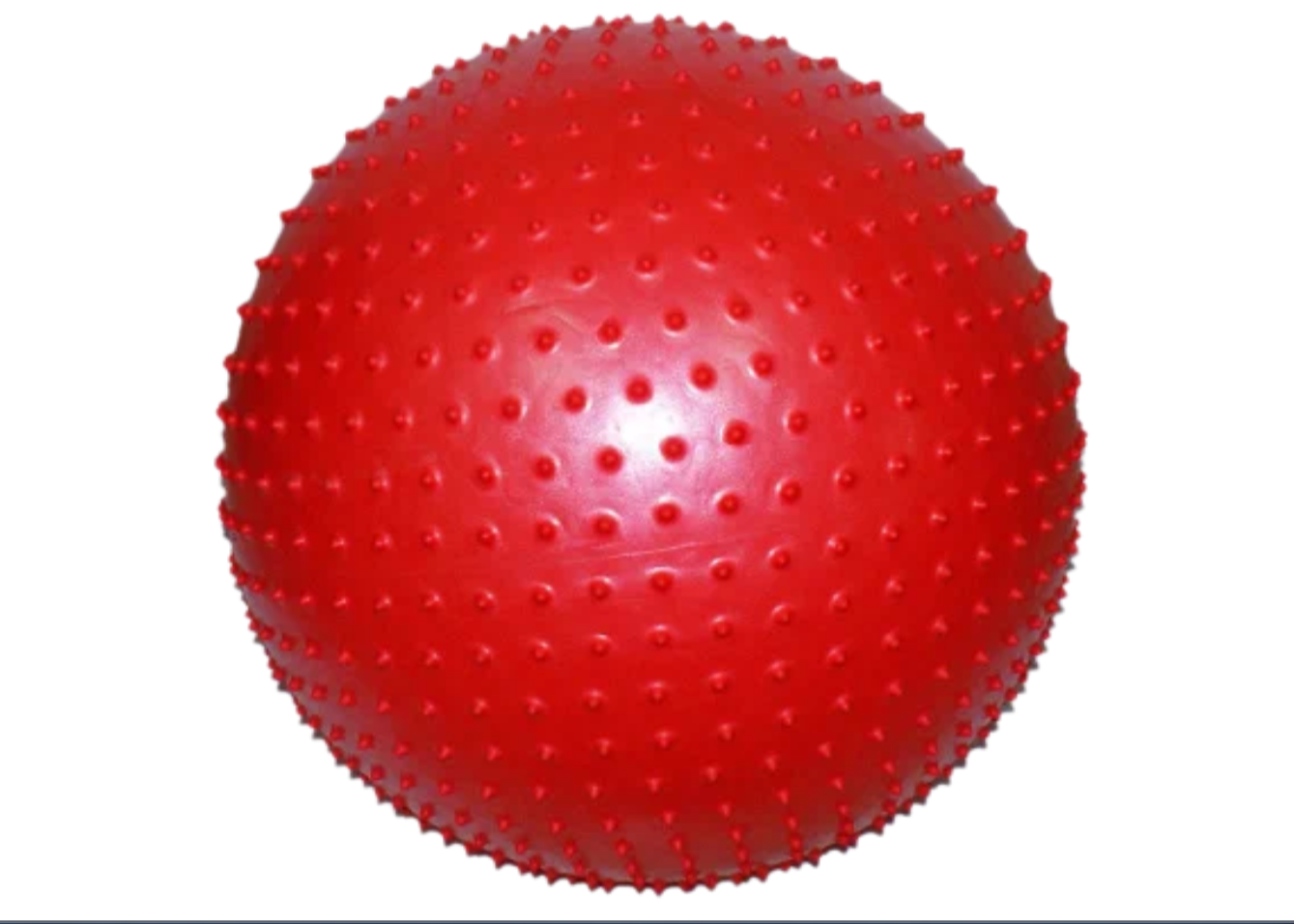 Мяч для фитнеса с массажными шипами GO DO 65см МА-65 (красный) 07110