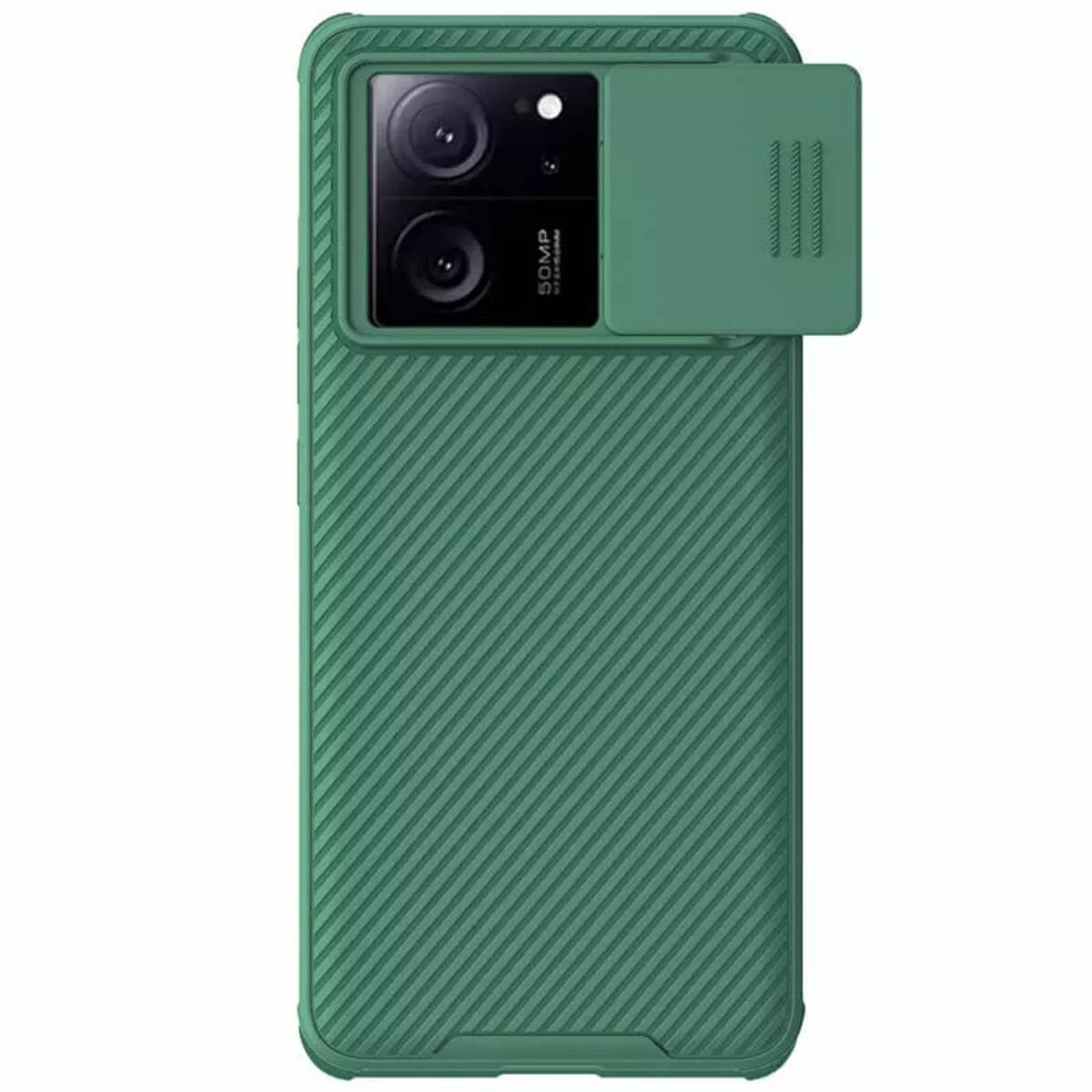 Накладка Nillkin CamShield Pro Case с защитой камеры для Xiaomi 13T (Pro) (зеленый)