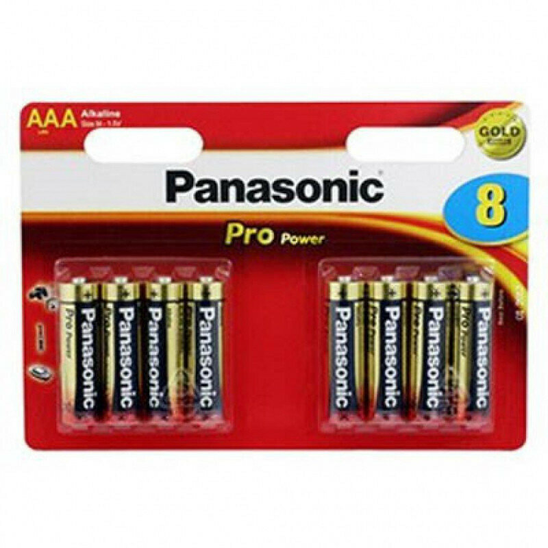 Батарейка Panasonic Pro POWER Power Rangers, щелочная, AAА, 8 шт. (LR03XEG/8B2FPR) - фото №2