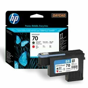 Печатающая головка HP C9404A №70 для DesignJet Z2100/Z3100 PS Pro B9100 матовый черный/голубой 16000sh - фото №10