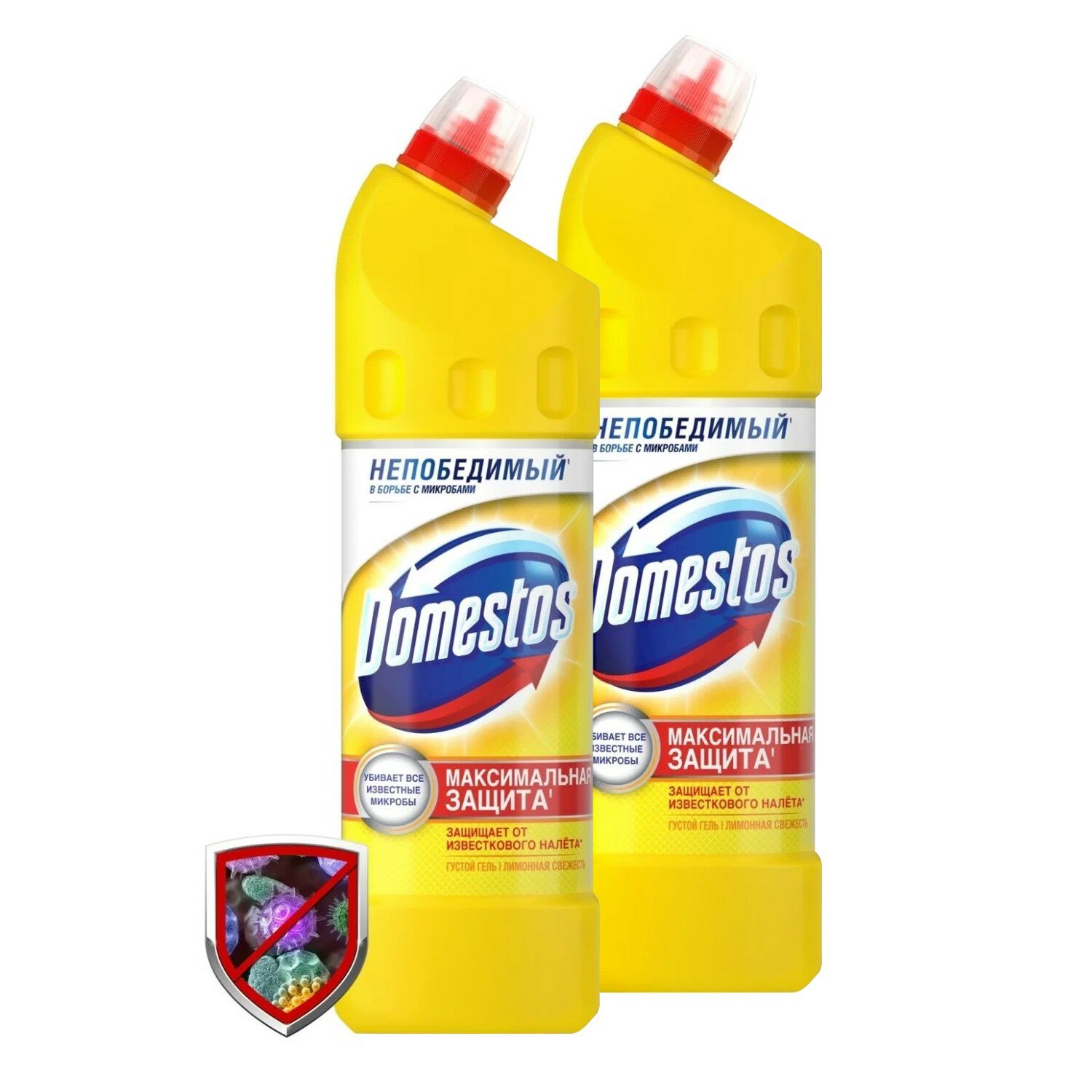 Domestos Чистящее средство универсальное Лимонная свежесть,750 мл,2 шт - фотография № 3