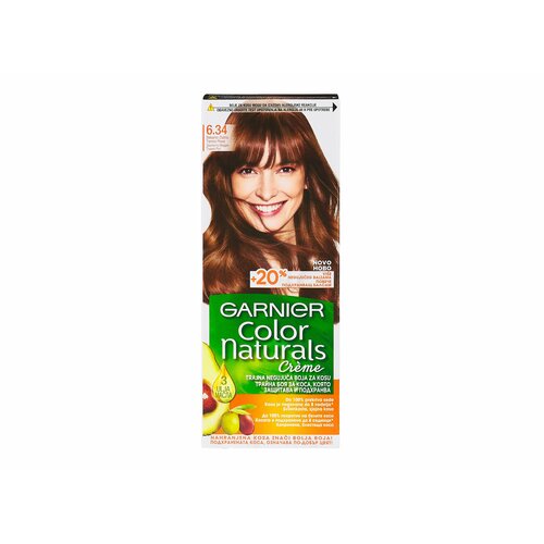 garnier color naturals краска для волос 8 пшеница Краска для волос Garnier Color Naturals, тон 6.34, оттенок Карамель, 110 мл.