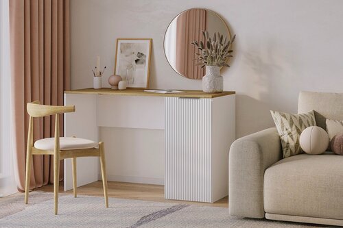 Изображение товара Письменный стол МебельЛэнд24 Салерно Белый 120x50x76