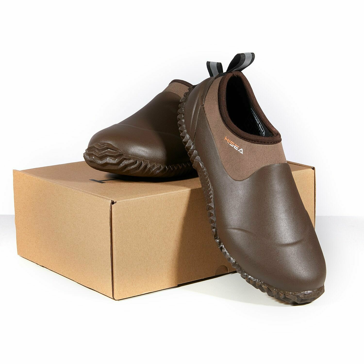 Галоши HISEA, размер 40, коричневый — фото 1