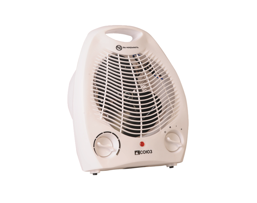 Тепловентилятор СОЮЗ 2000Вт 3 режима термостат защита от перегрева ручка д/переноски