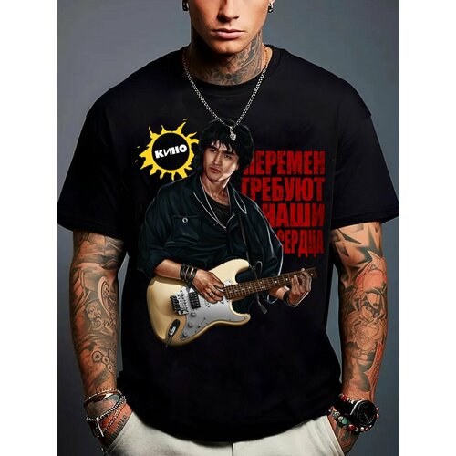 фото Футболка romax tex, размер 50, черный