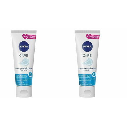 Nivea Гель для лица Очищающий, 225 мл, 2 штуки