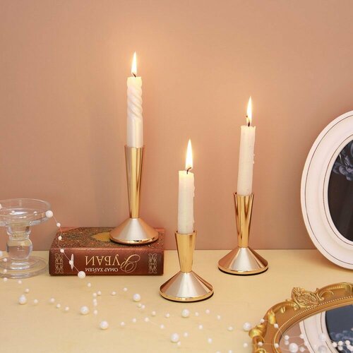 Набор из 3-х подсвечников 65х83см 65х103см 65х126см 1971₽