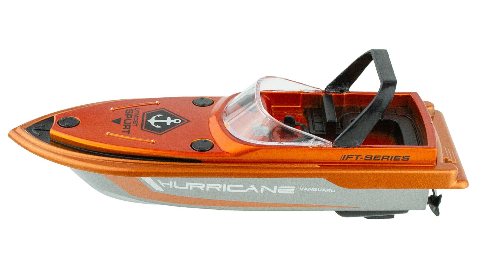 Радиоуправляемый катер Happy Cow Mini Boat 777-588, оранжевый, пластик — фото 1