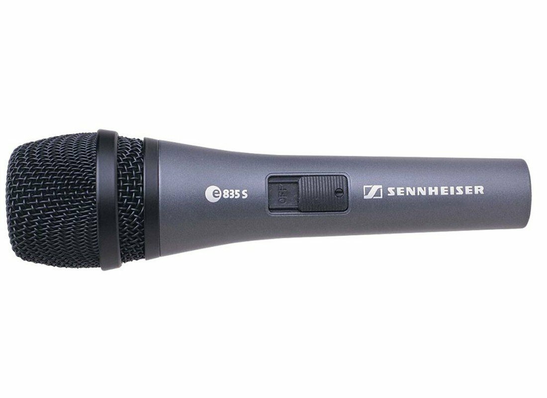 Микрофон динамический проводной Sennheiser E 835-S, черный