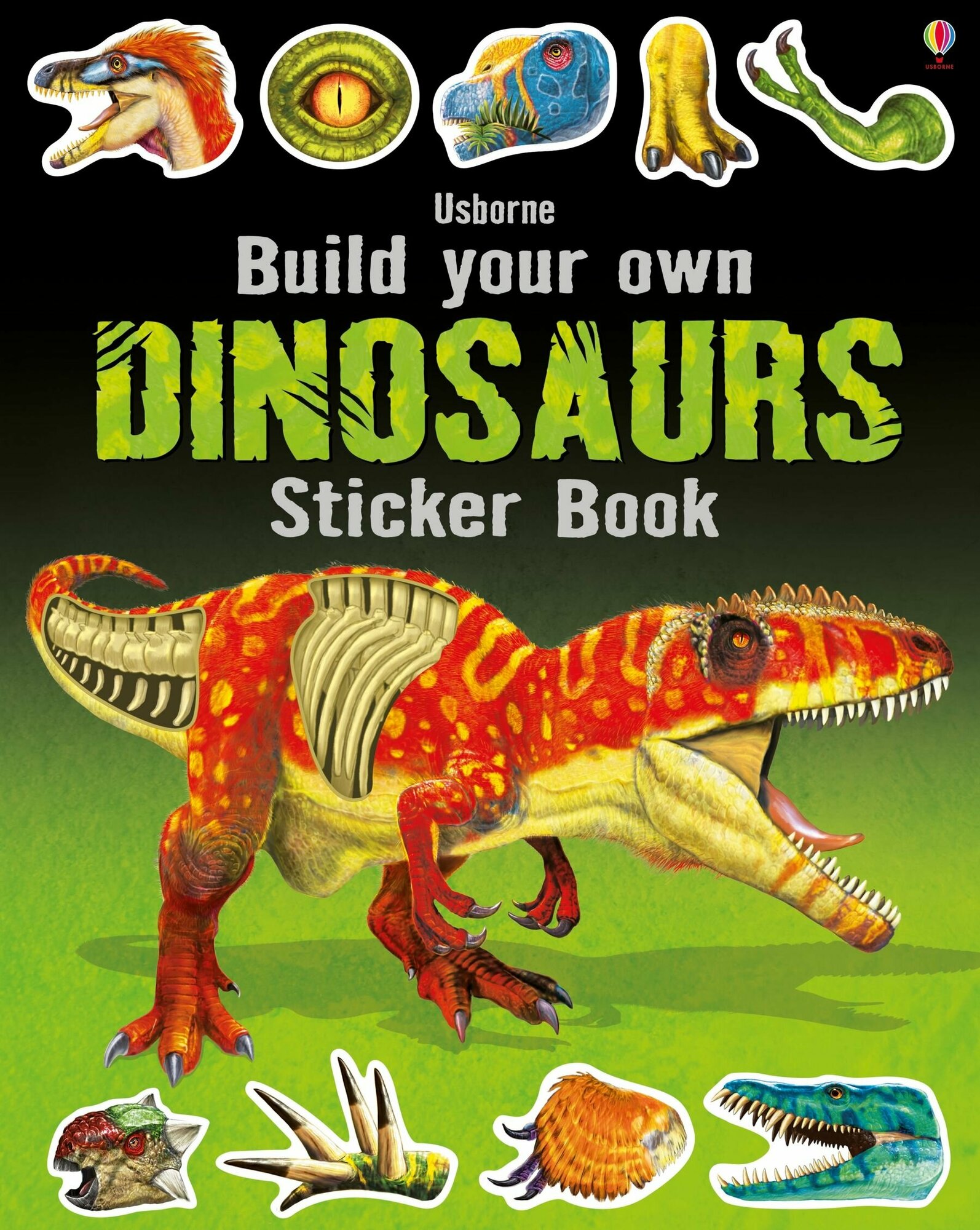 Build Your Own Dinosaurs Sticker Book / Tudhope Simon / Книга на Английском