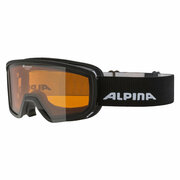 Очки горнолыжные ALPINA Scarabeo S Black Matt/Orange S2